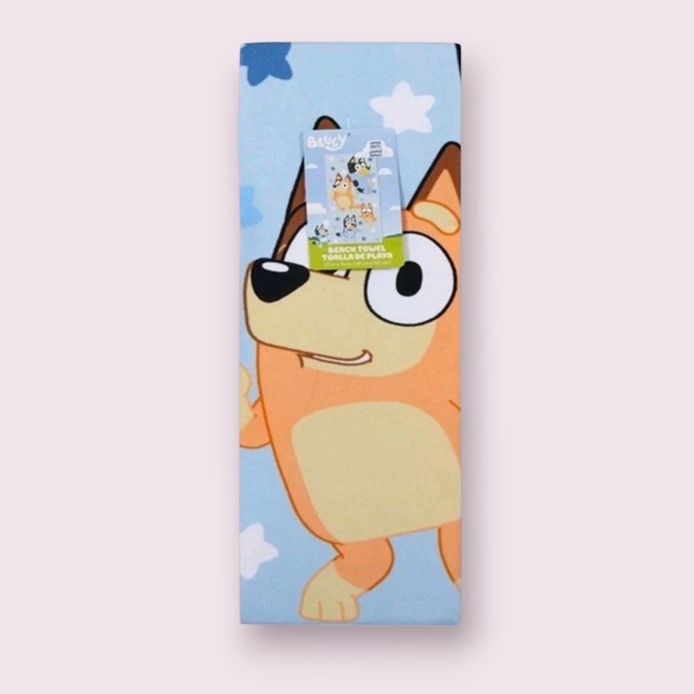 Bluey And Bingo “ Celebration Dance” 27"x54" Disney Beach Towel